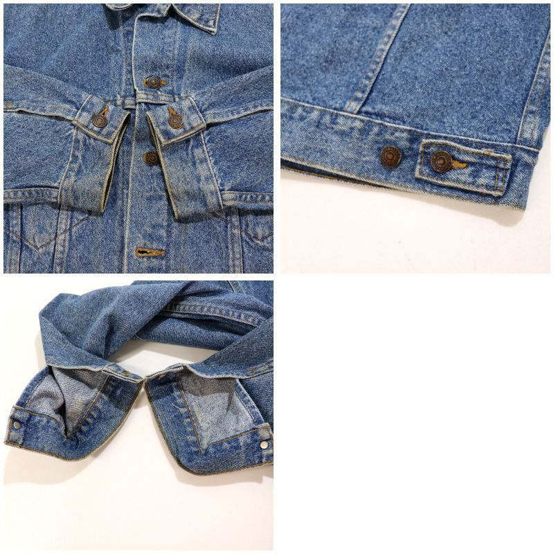 90s USA製 vintage Levi's 無地 70507 デニムジャケット メンズ 表記Mサイズ