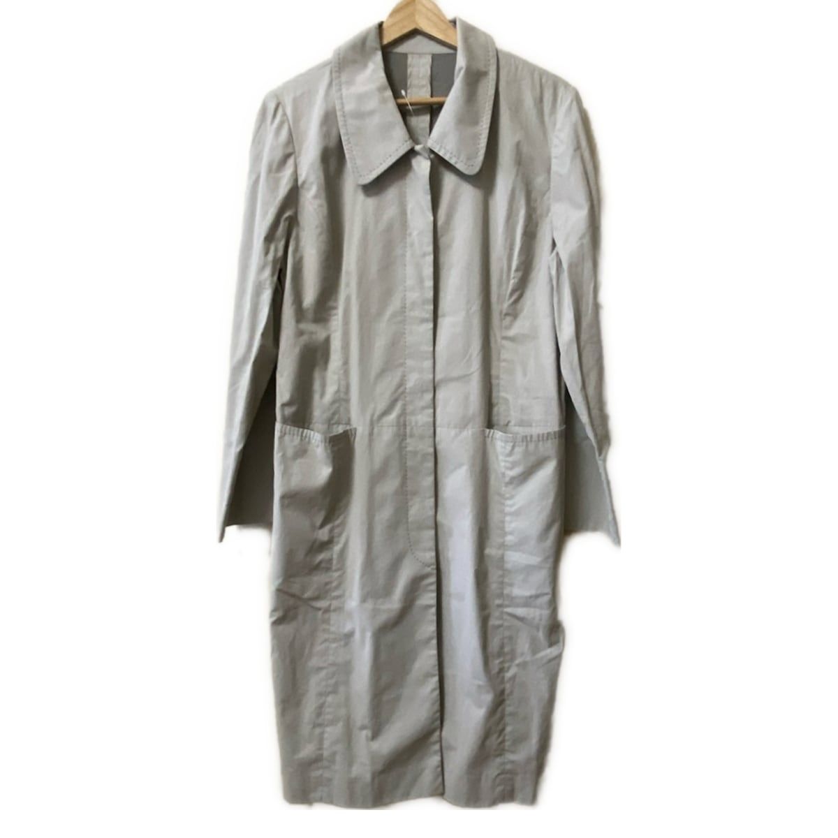 レリアンコート　超美品　ライナー付き　上品　フォーマルにも　シルバーグレー レリアンコート 超美品 ライナー付き 上品 フォーマルにも シルバー