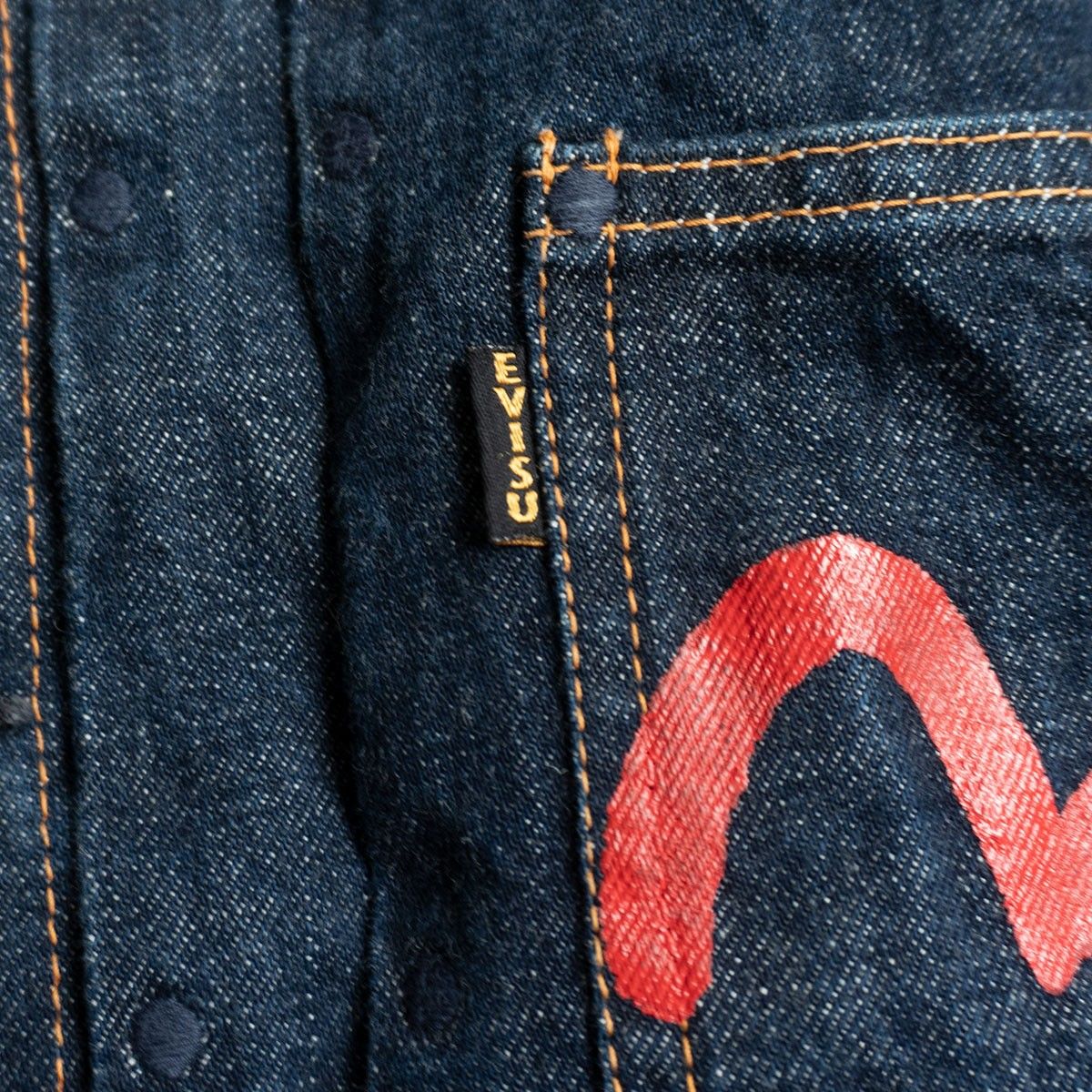 美品/濃紺】EVISU 【LOT.1555 2nd type デニムジャケット】38 エビス G