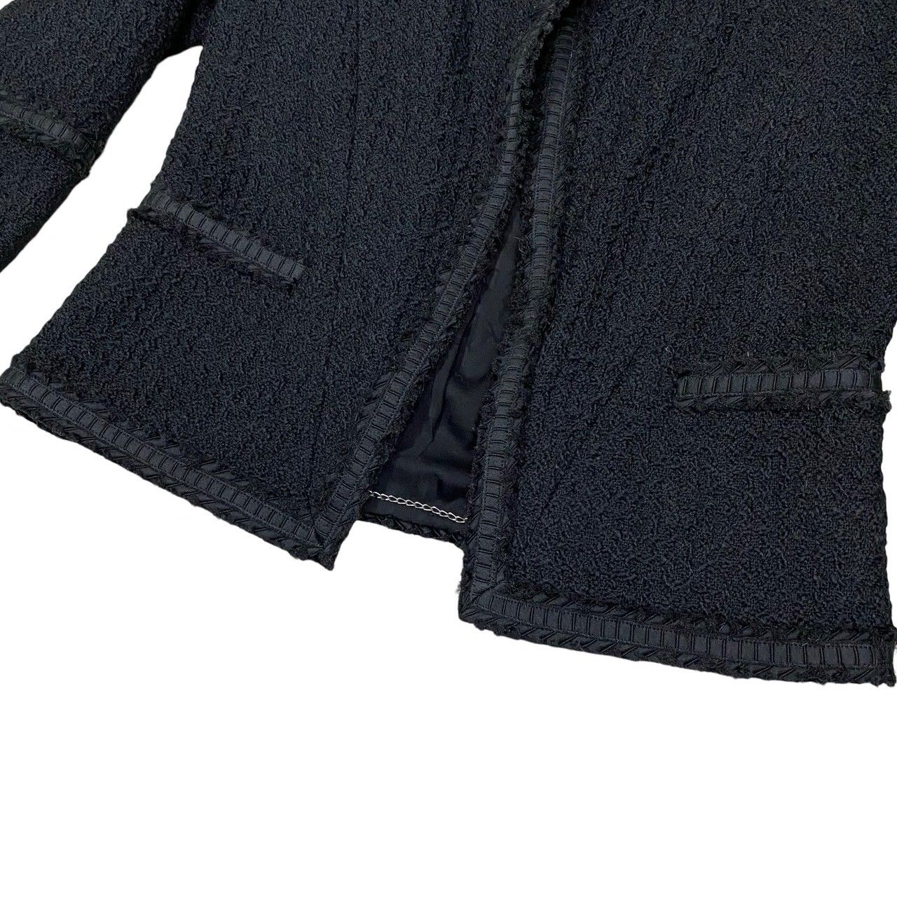 極 美品 希少品 CHANEL シャネル ココマーク ロゴ ボタン ウール 100