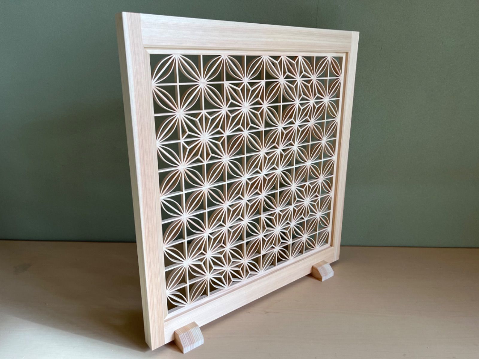 組子細工、組子、組子アートパネル、伝統工芸 組子細工アートパネル パターン10 - メルカリ