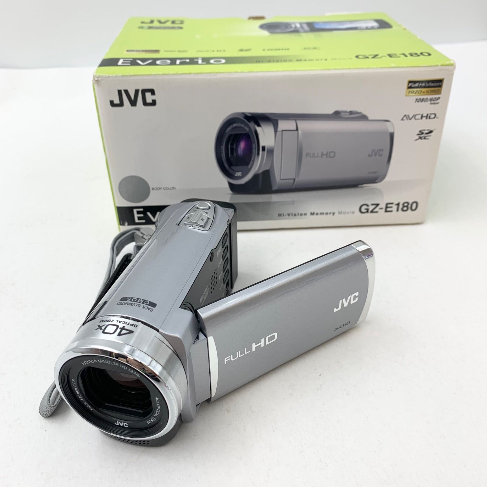 JVC　Everio　ビデオカメラ　GZ-E180