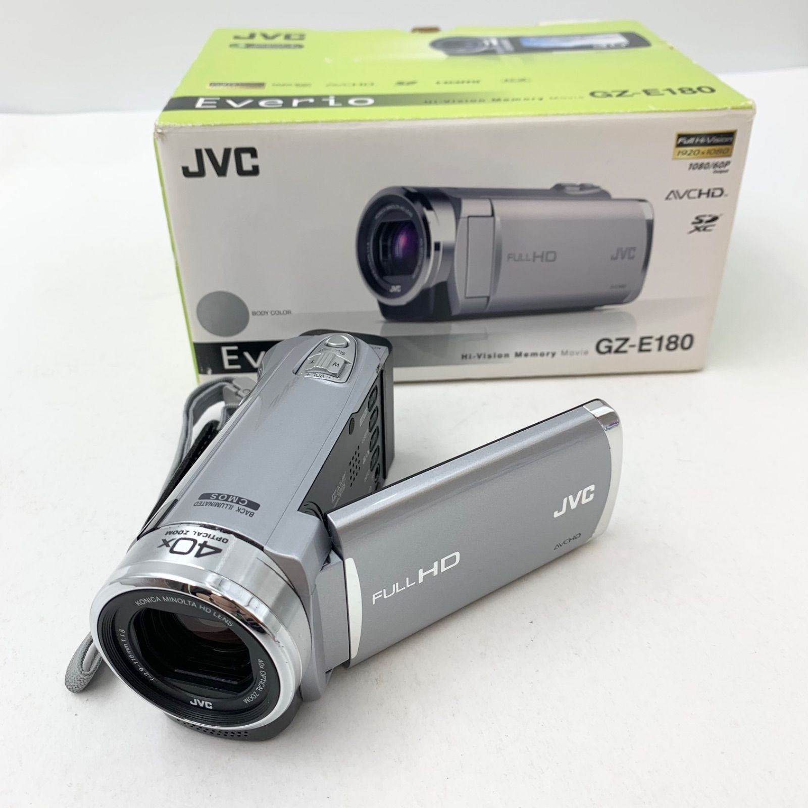 JVC Everio デジタルビデオカメラ GZ-E180☆ - サンステップ メルカリ