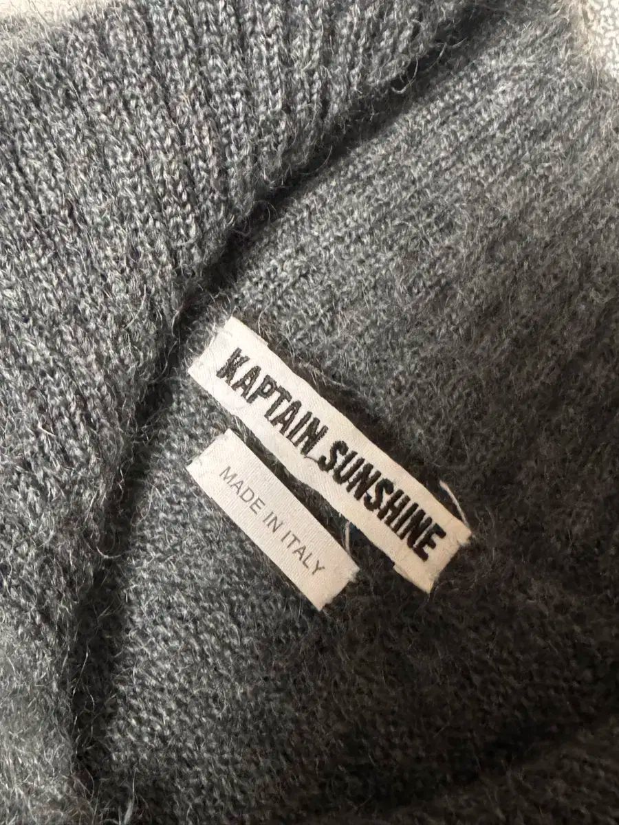 KAPTAIN SUNSHINE キャプテンサンシャイン モヘア カーディガン グレー