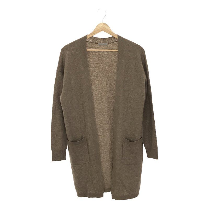 theory luxe / セオリーリュクス | LIGHT AVALON HILO ウール カシミヤ ハイゲージ ニット ロングカーディガン | 38 | ベージュ | レディース theory luxe / セオリーリュクス | LIGHT AVALON HILO ウール