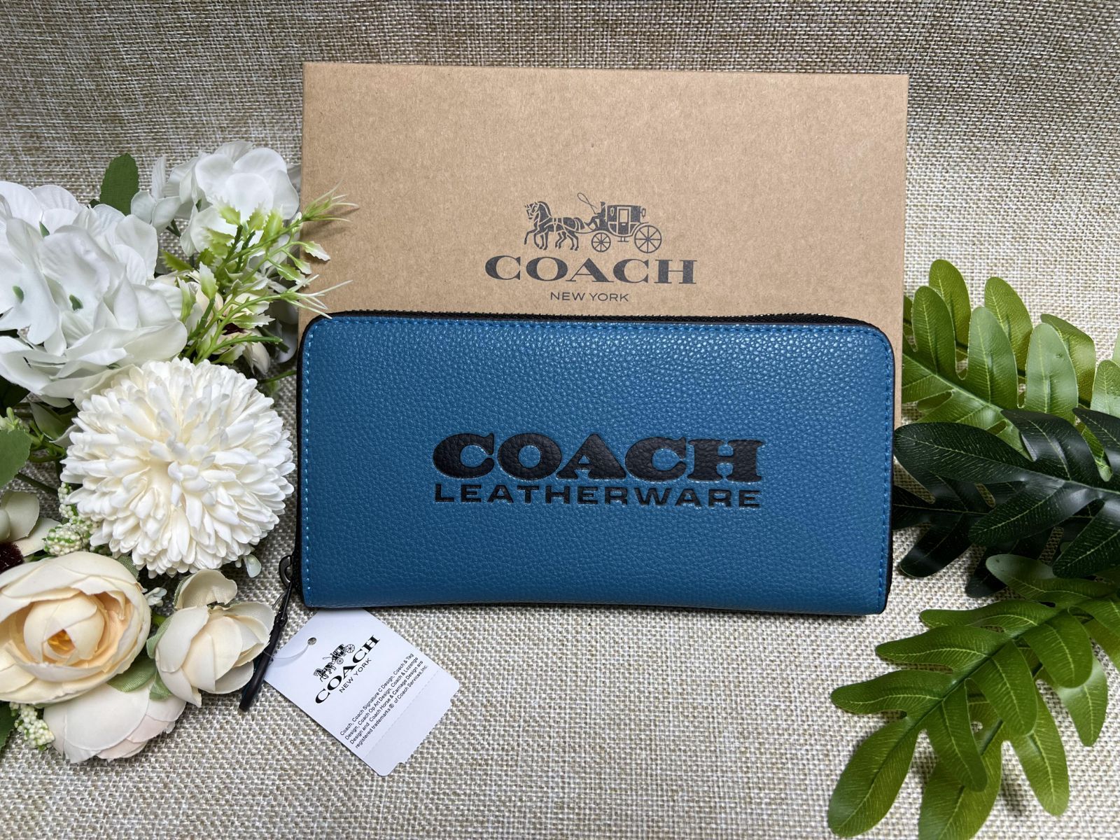 コーチ COACH 長財布 アコーディオン ウォレット ロングウォレット