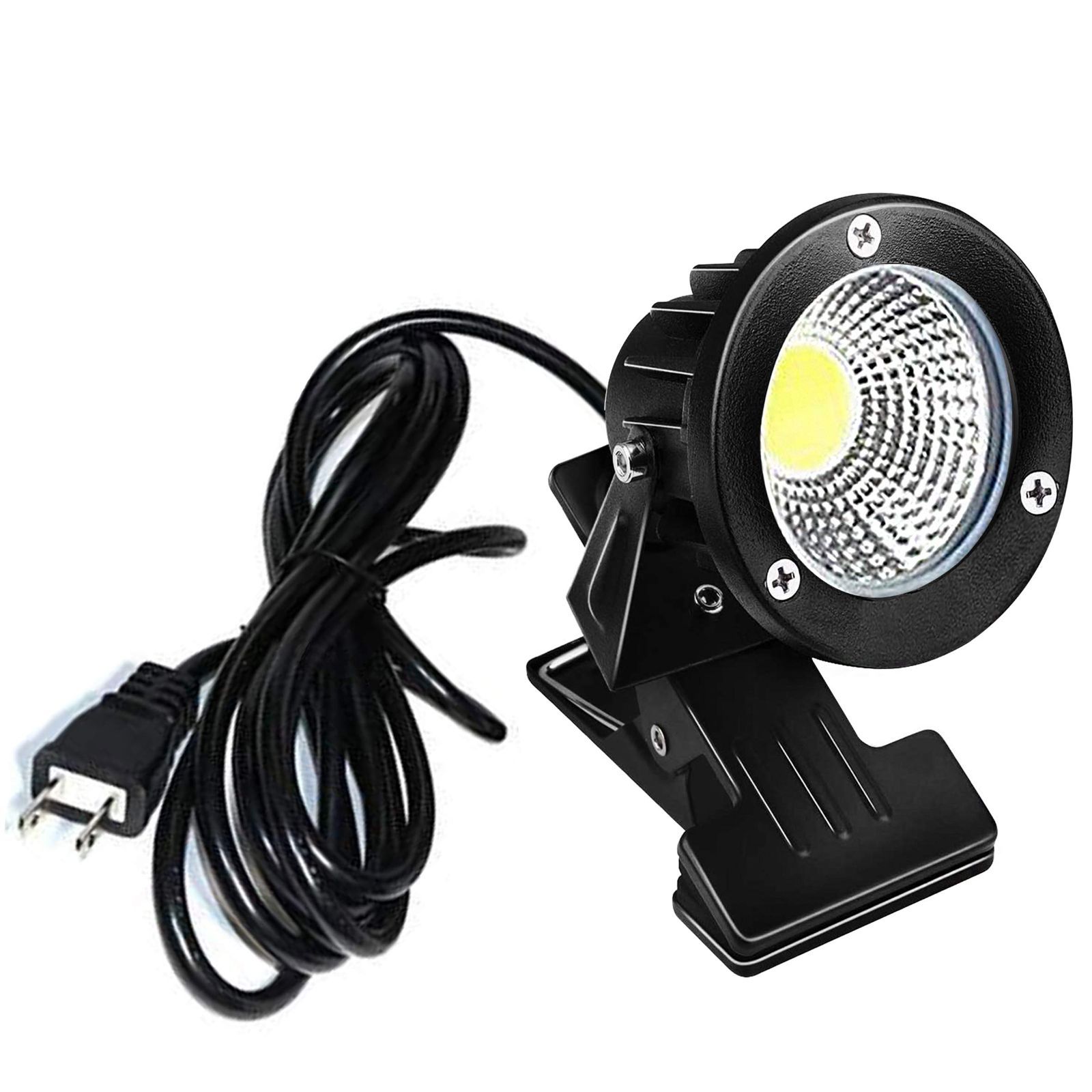 激安大特価，100%新品 【数量限定】(電球色3000K) 【PSE認証】30000H エクステリアライト ピッコロライト 防水LEDライト 店頭看板 店舗看板用 黒板用照明 看板用照明 コード長3m 防水型 7W 看板用ライト LEDクリップライ オフィス用品