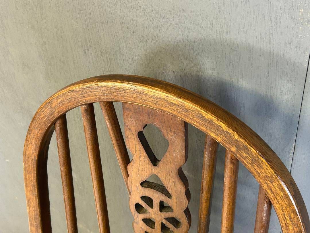 ④英国イギリスクラシッククラシカルフープバックチェアオーク材NI