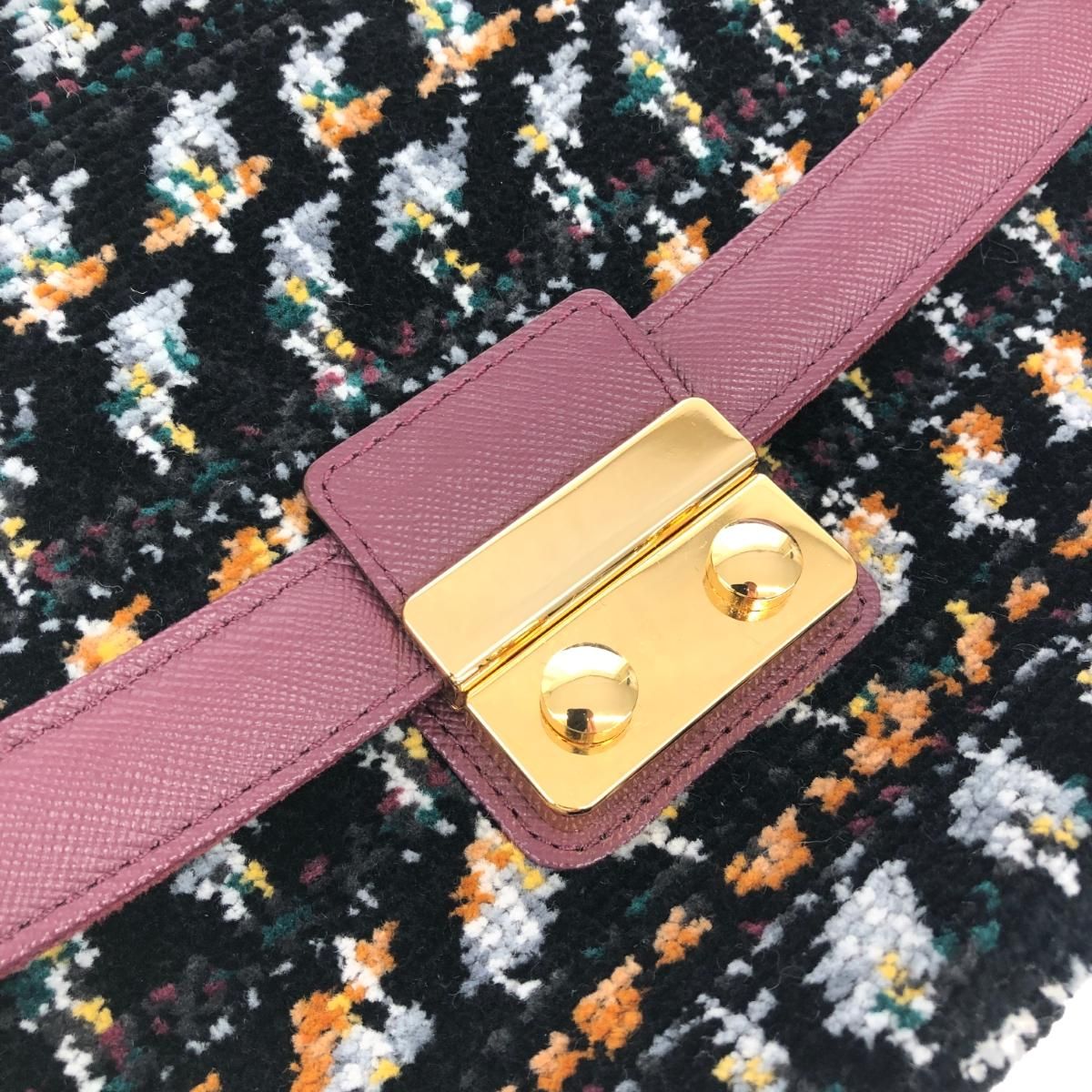 新品同様 FEILER フェイラー ノーブルツイード ショルダーバッグ 