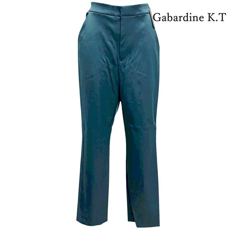 ギャバジンK.T Gabardine K.T レディース パンツ サテンパンツ グリーン 緑 秋色 13号 コムサ