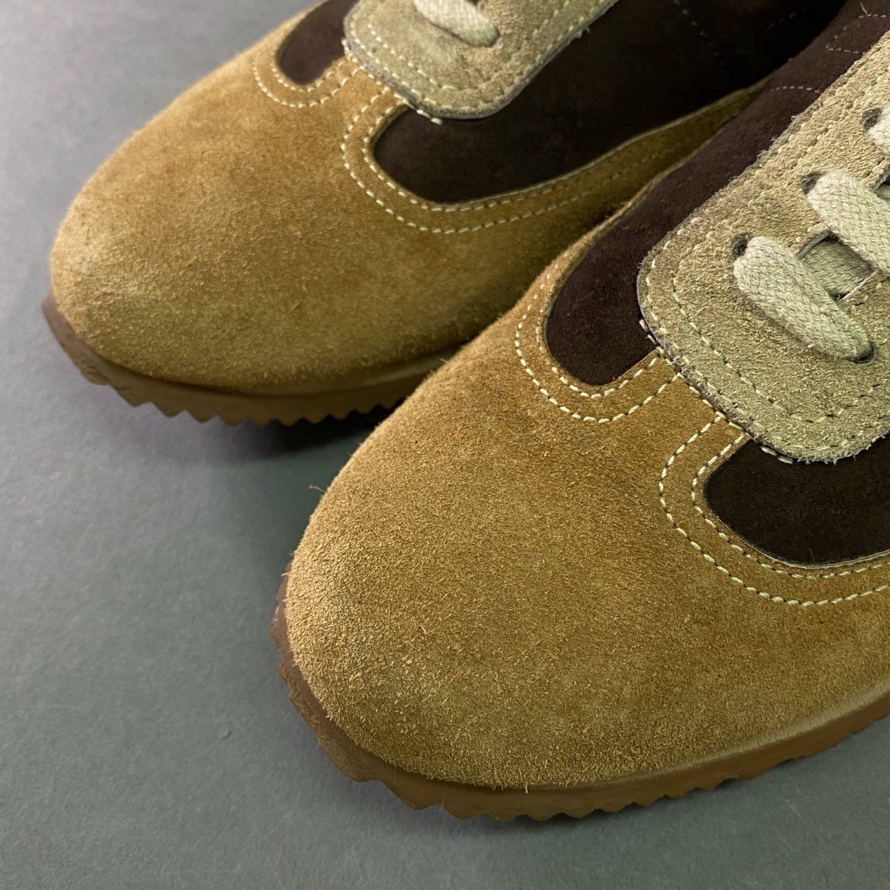 3b7 HERMES エルメス クイック スエードレザー スニーカー 35 1/2