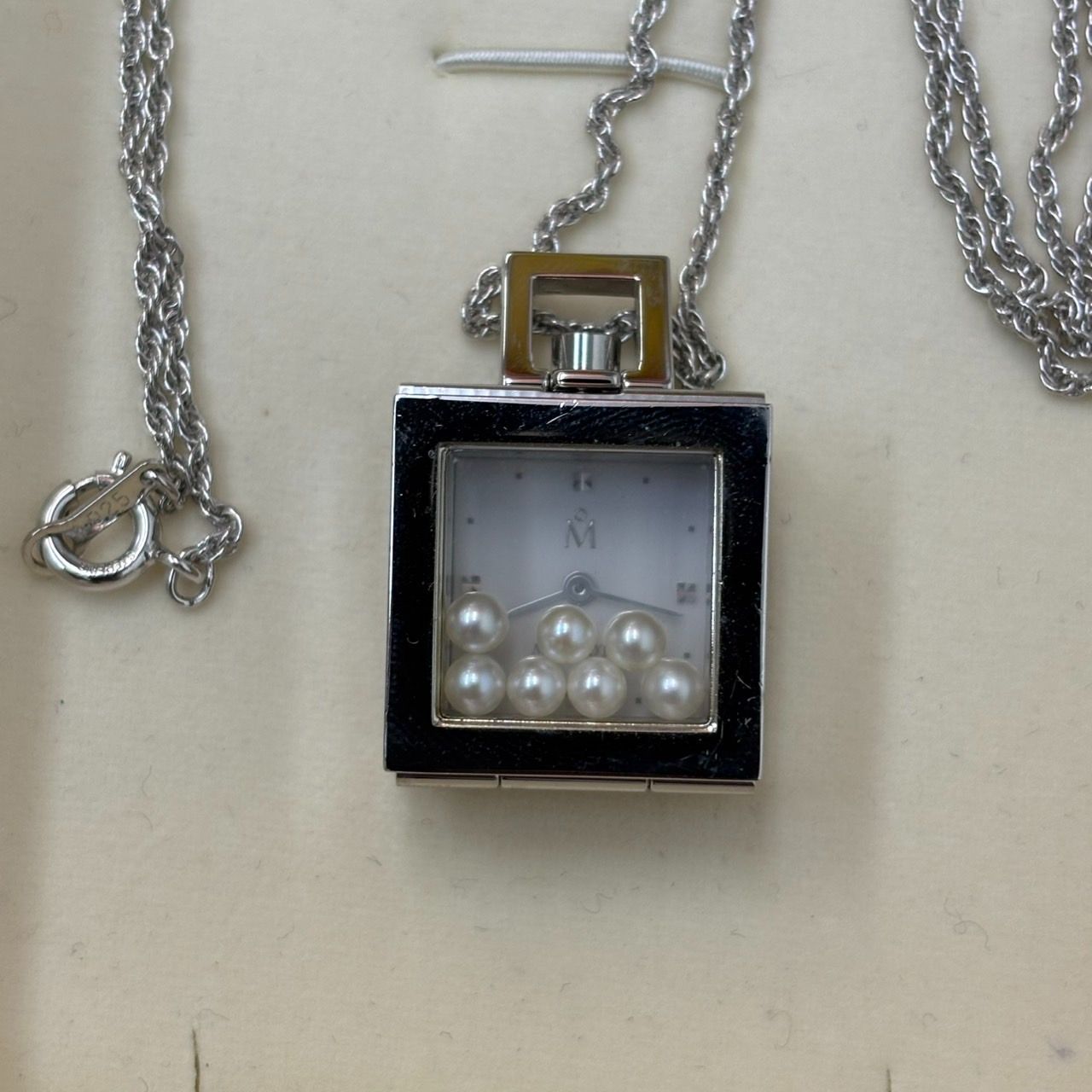 N 値下げ中【中古】MIKIMOTO ミキモト パール ペンダントウォッチ 