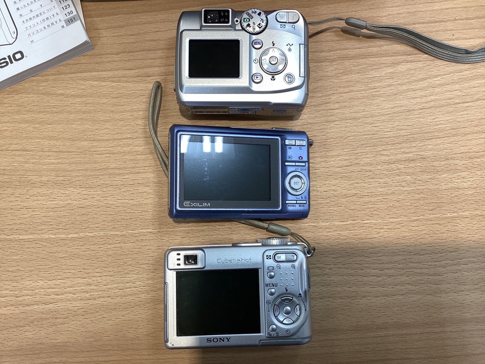 TA125 デジカメ ジャンク3点 ニコン クールピクス3200/カシオ TA125 デジカメ ジャンク3点 ニコン クールピクス3200/カシオ