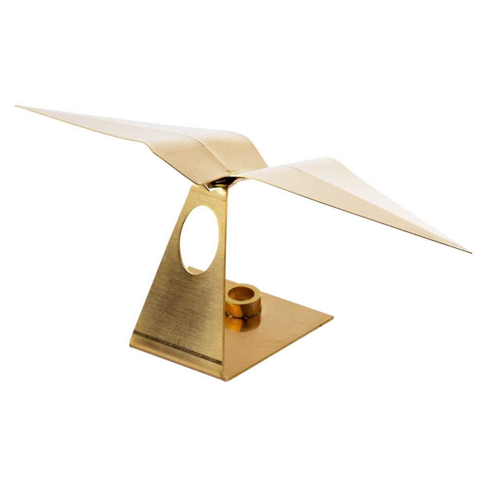 かねよし paper crane 折り鶴のペンスタンド 金属製ペン立て 真鍮製 かねよし×共立女子大学コラボ作品 日本を贈る
