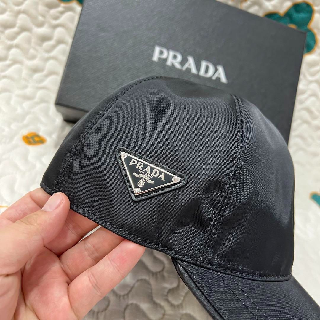 新品PRADA プラダナイロンベースボールキャップ未使用 - メルカリ