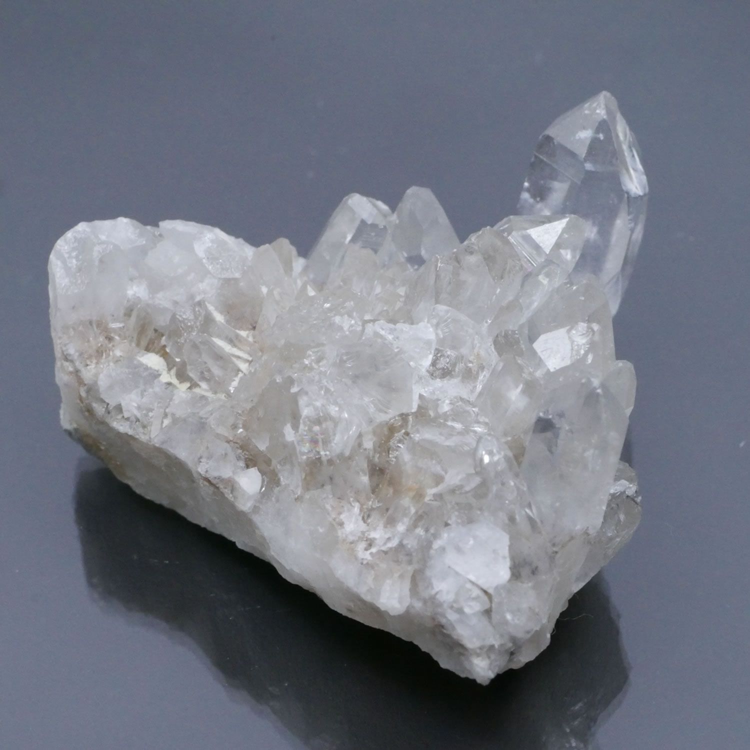 四川省産 菊花水晶 クラスター 1点物 約70g 天然石・置き物 空間