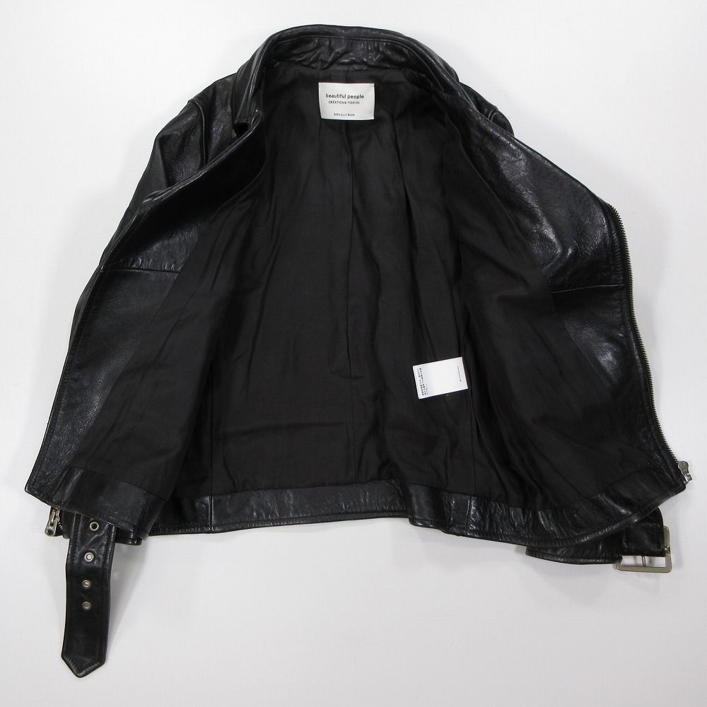 beautiful people レザーダブルライダース 190