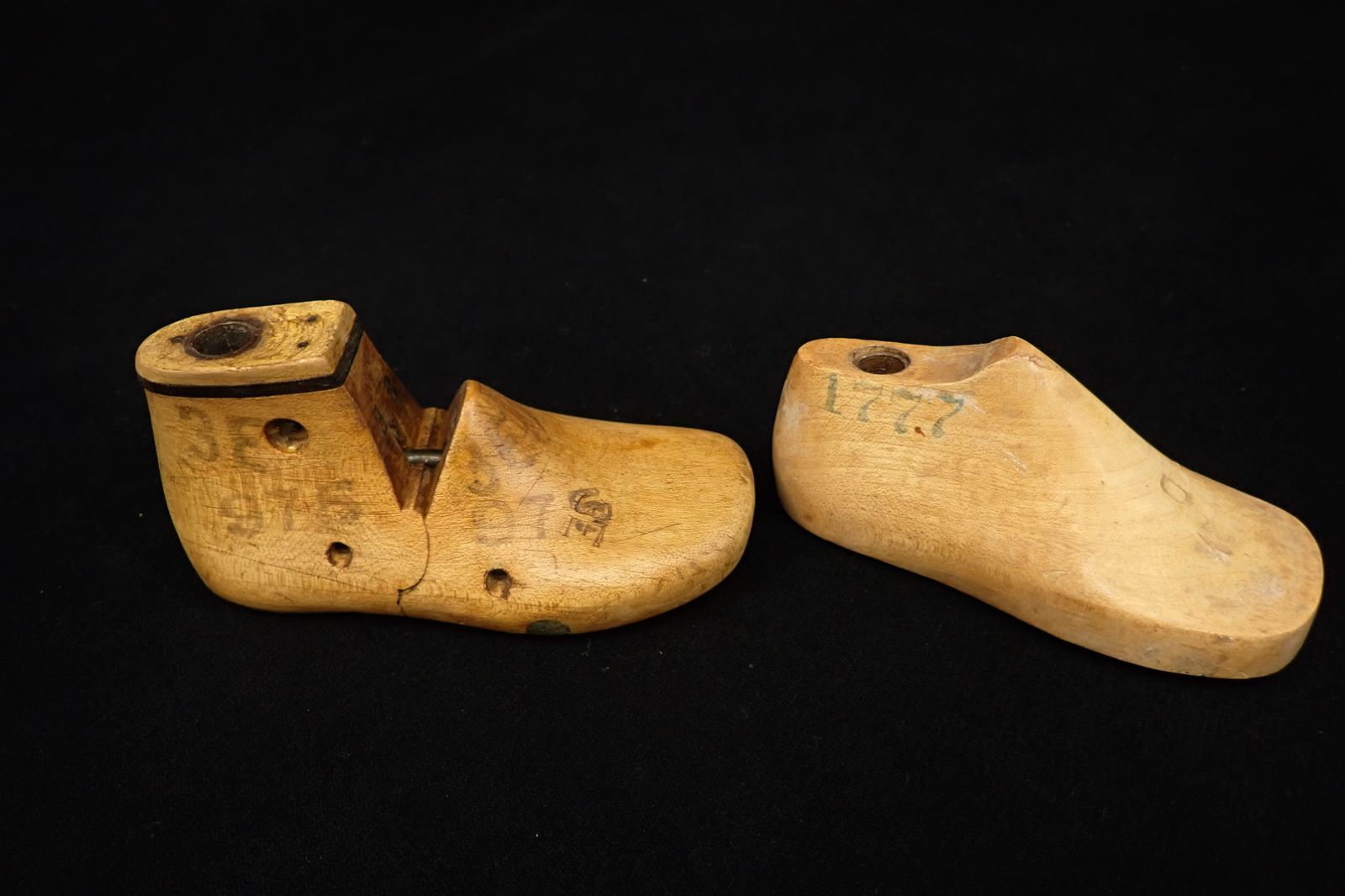 フランスアンティーク木製シューモールドオブジェ/24 オールドバカラ