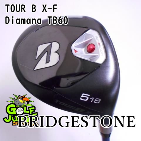 【中古】フェアウェイウッド ブリヂストン TOUR B X-F Diamana TB60 S 18 フェアウェイウッド カーボンシャフト おすすめ  メンズ 右