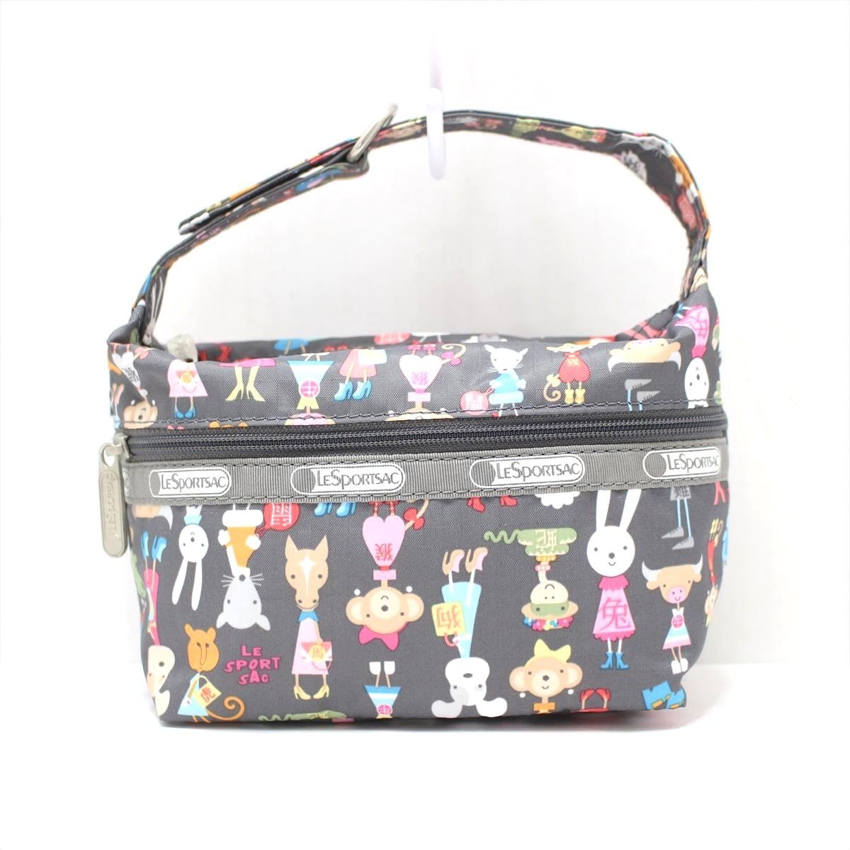 LESPORTSAC(レスポートサック) ハンドバッグ美品 - ダークグレー ...