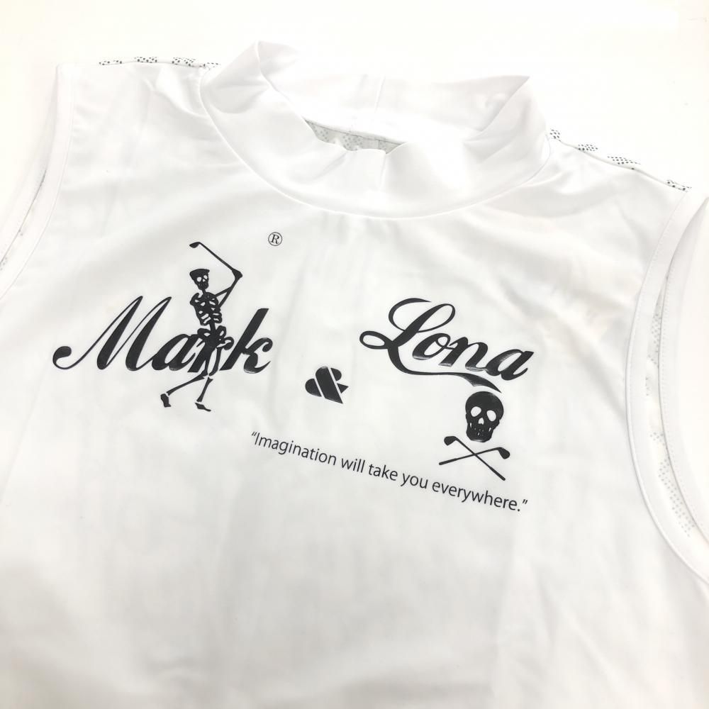 新品未使用 マークアンドロナ　ノースリーブ　トップスゴルフウェアー モックネック MARK&LONA - マークアンドロナ 【レディース ゴルフウェア