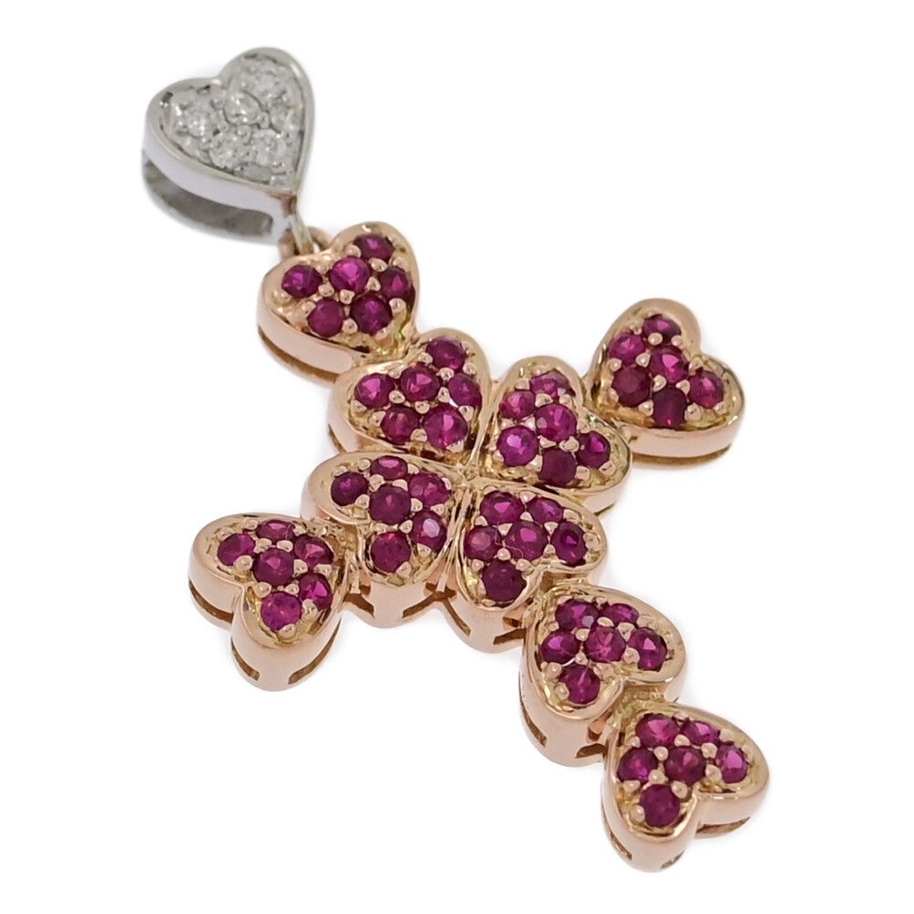 新品✨笠原真寿美ブラウンダイヤ0.80ルビー0.85パヴェクロスネックレスヘッド 笠原真寿美のおすすめ人気商品一覧 通販 - Yahoo!ショッピング