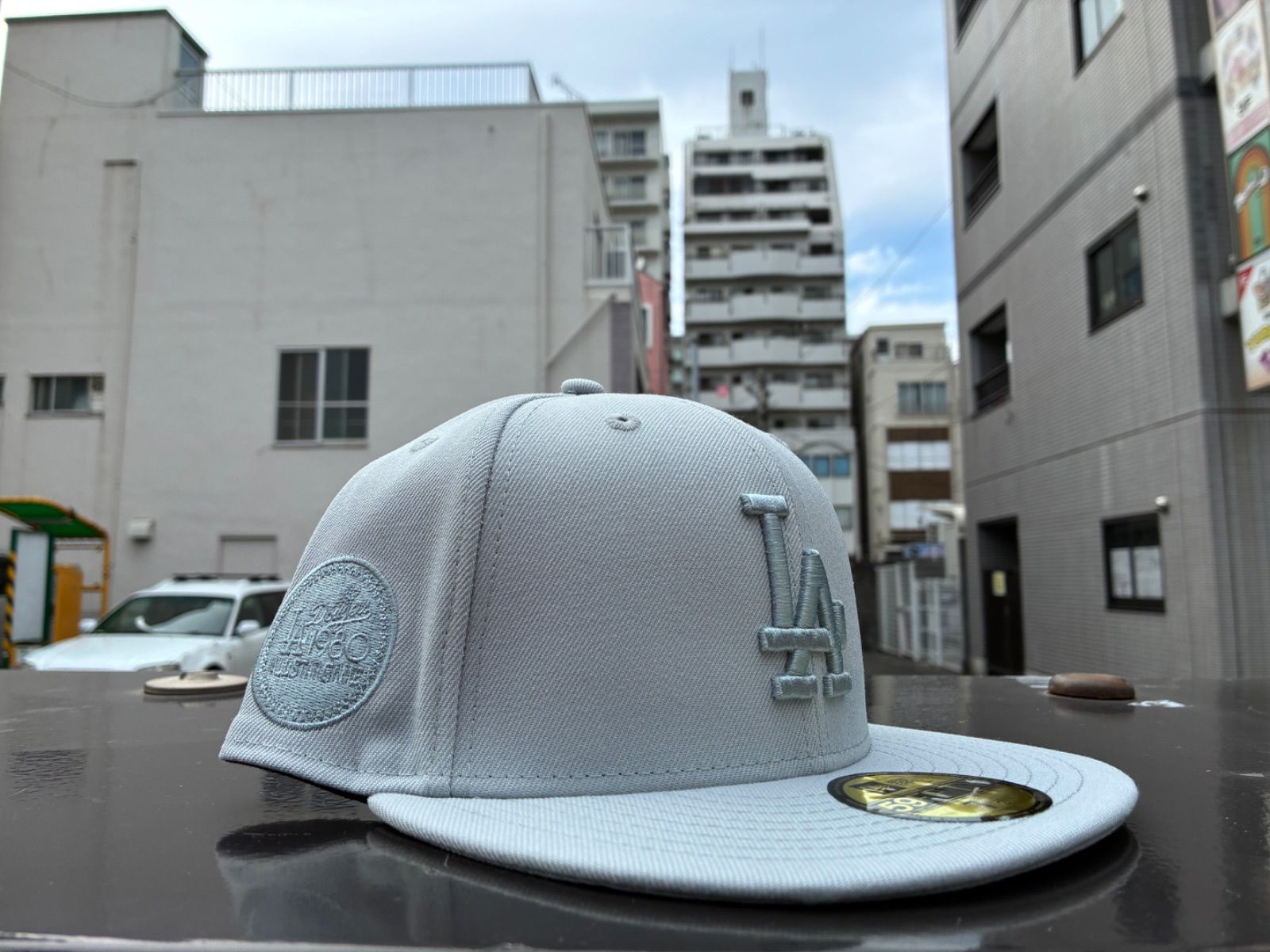 NEW ERA 59FIFTY Tonal Logo ロサンゼルス・ドジャース スノー