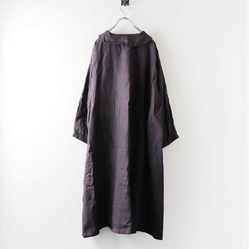 美品 2023AW ネストローブ nest Robe 起毛リネンプチセーラースモック 