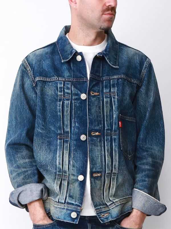 TMT デニム ジャケット メンズ 大戦モデル 1st HQ DENIM TRUCKER 