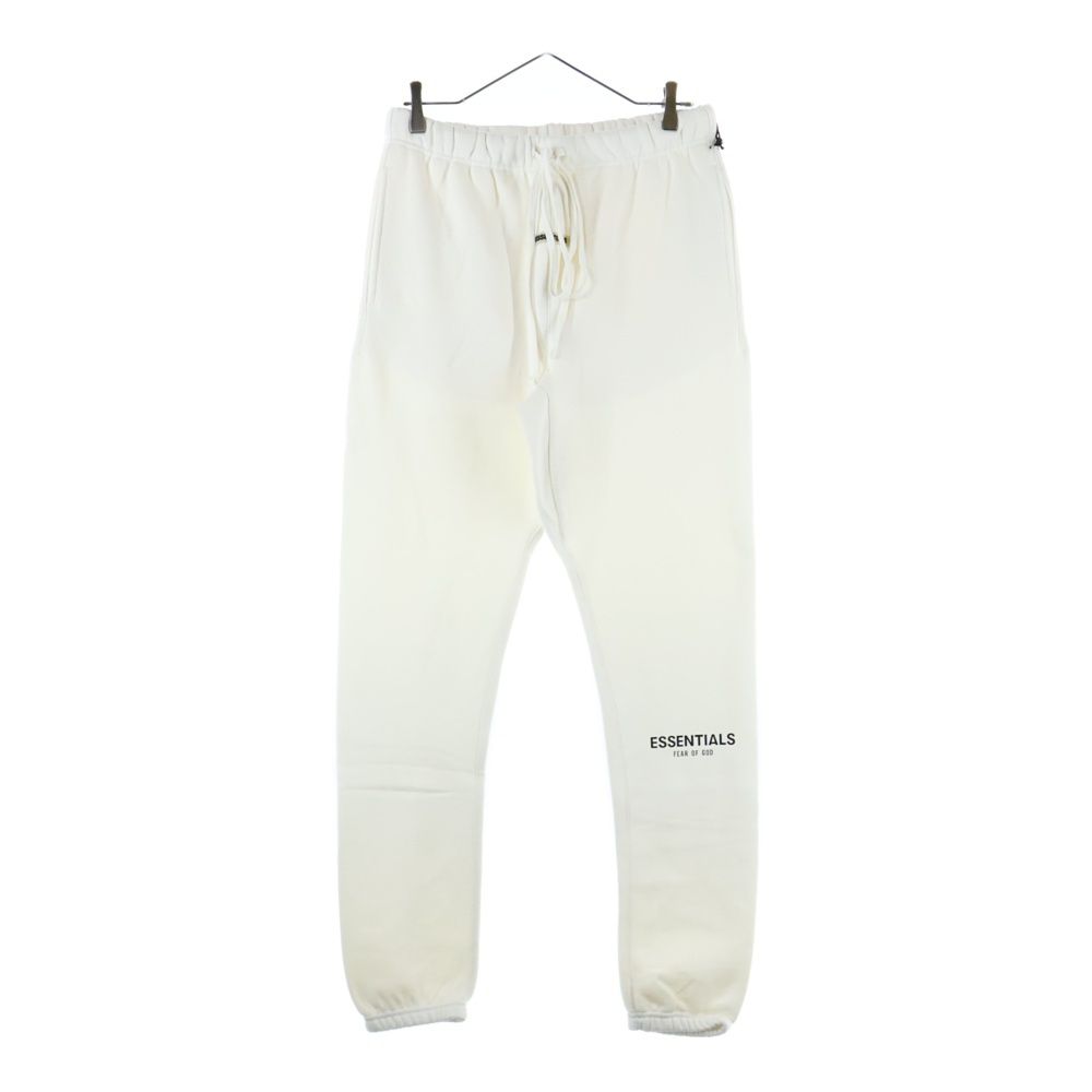 FEAR OF GOD ESSENTIALS フィアオブゴッド エッセンシャルズ SWEATPANTS ロゴプリント スウェットパンツ ホワイト