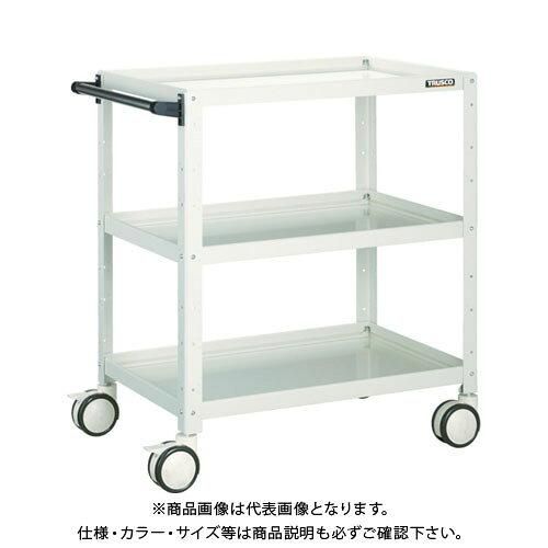 2営業日で発送 TRUSCO トラスコ中山 バーディワゴン 750X500 ウレタン双輪 W色 BDW-773D-W 1台