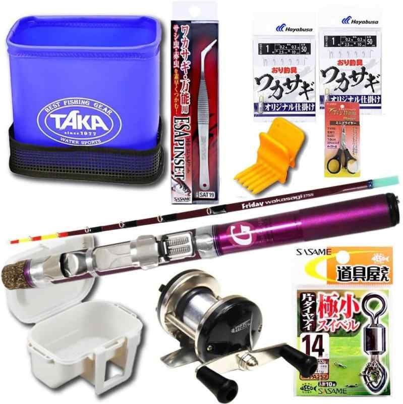 おり釣具 手巻き ワカサギ釣り パーフェクトセット sip-wakasagi21-pset
