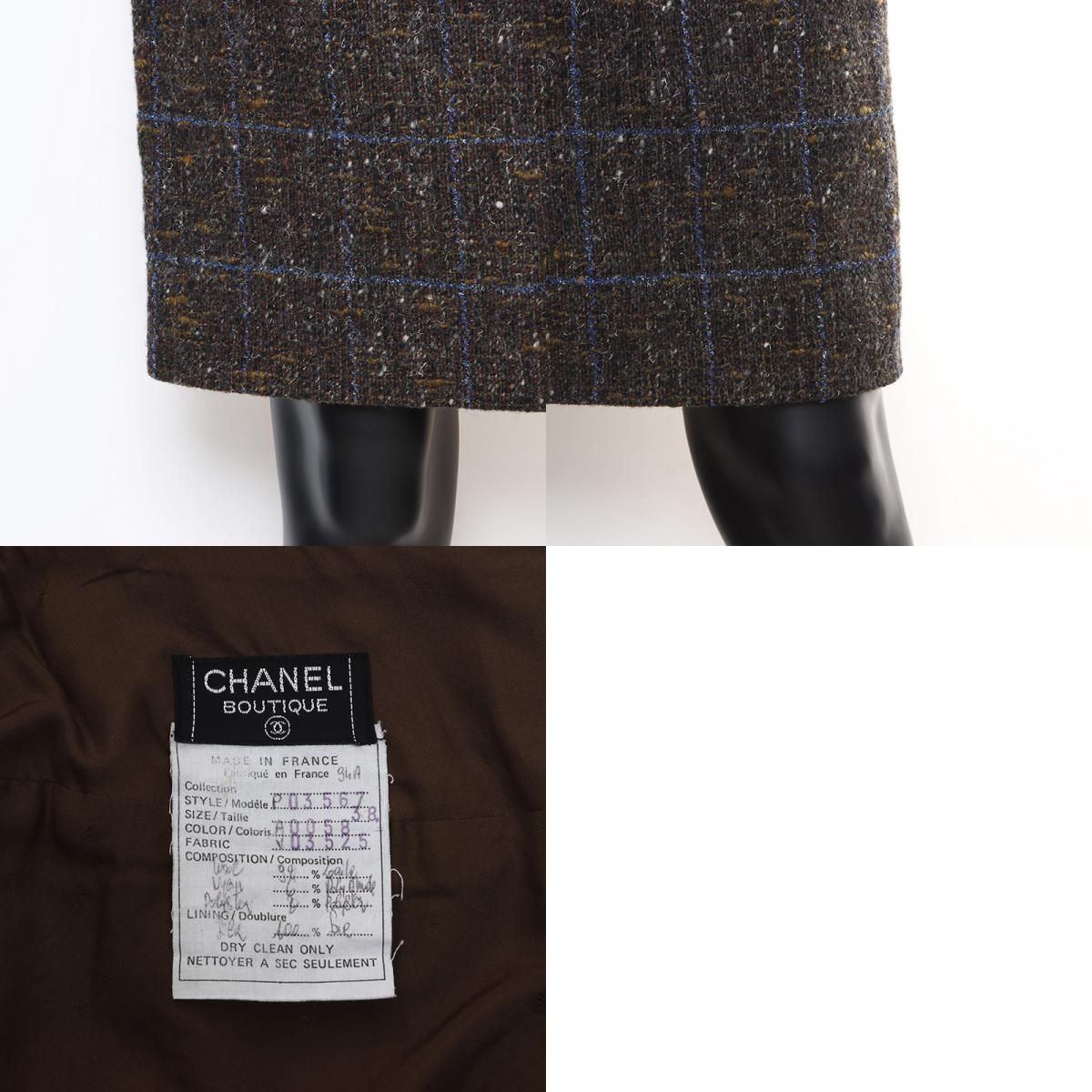 CHANEL シャネル スーツ ツイード ジャケットxスカート Size:38 - メルカリ