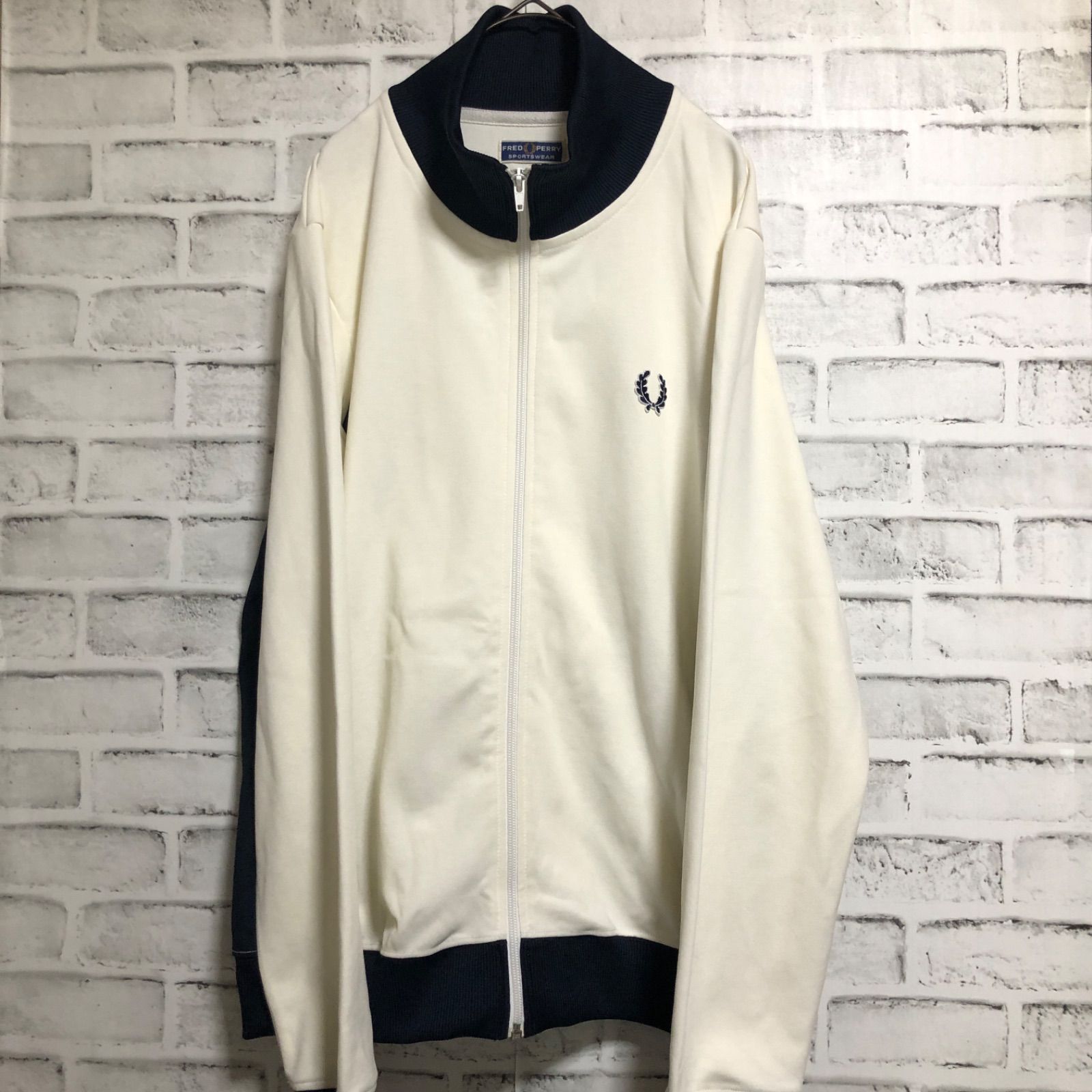 90s⭐️Fred Perry トラックジャケット/ジャージ L 刺繍月桂樹