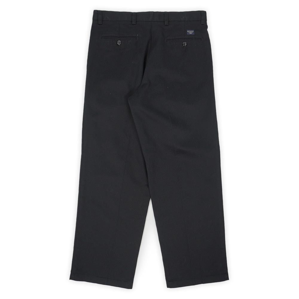 ドッカーズ DOCKERS 00 s 2000年代 2タック チノパン トラウザー USA ヴィンテージ アメリカ 古着 メンズ ズボン パンツ ブラック 黒 W 32 L 28