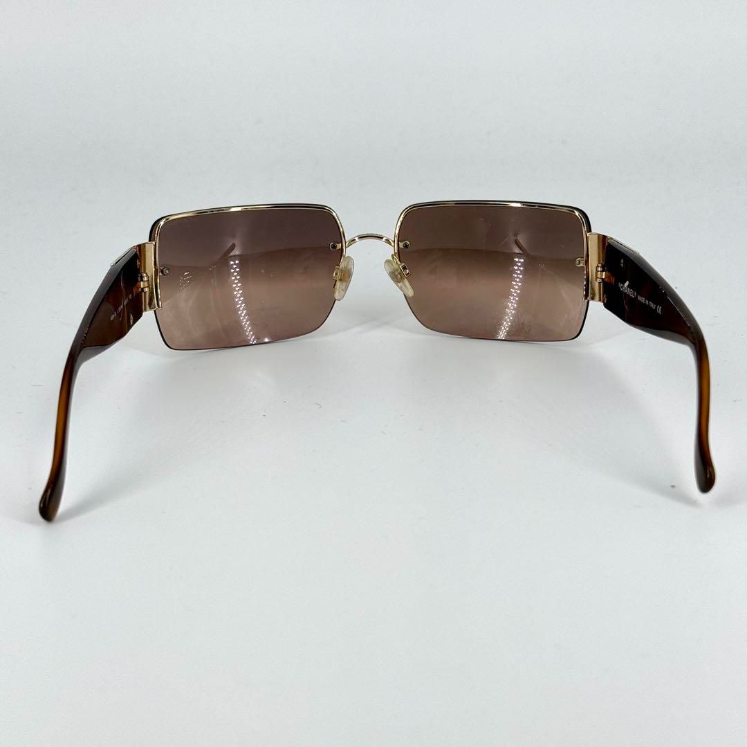 CHANEL サングラス ココマーク ハーフ リムレス 4095-B ブラウン