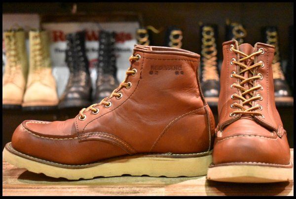 RED WING 875 半円犬タグ 7 1/2 E 95年製 RED WING