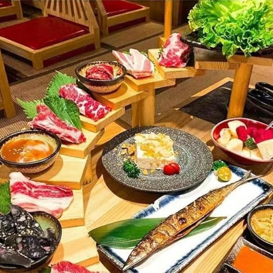 KICHOUSE お刺身盛り合わせ 寿司屋 寿司サービングトレイ 食品用