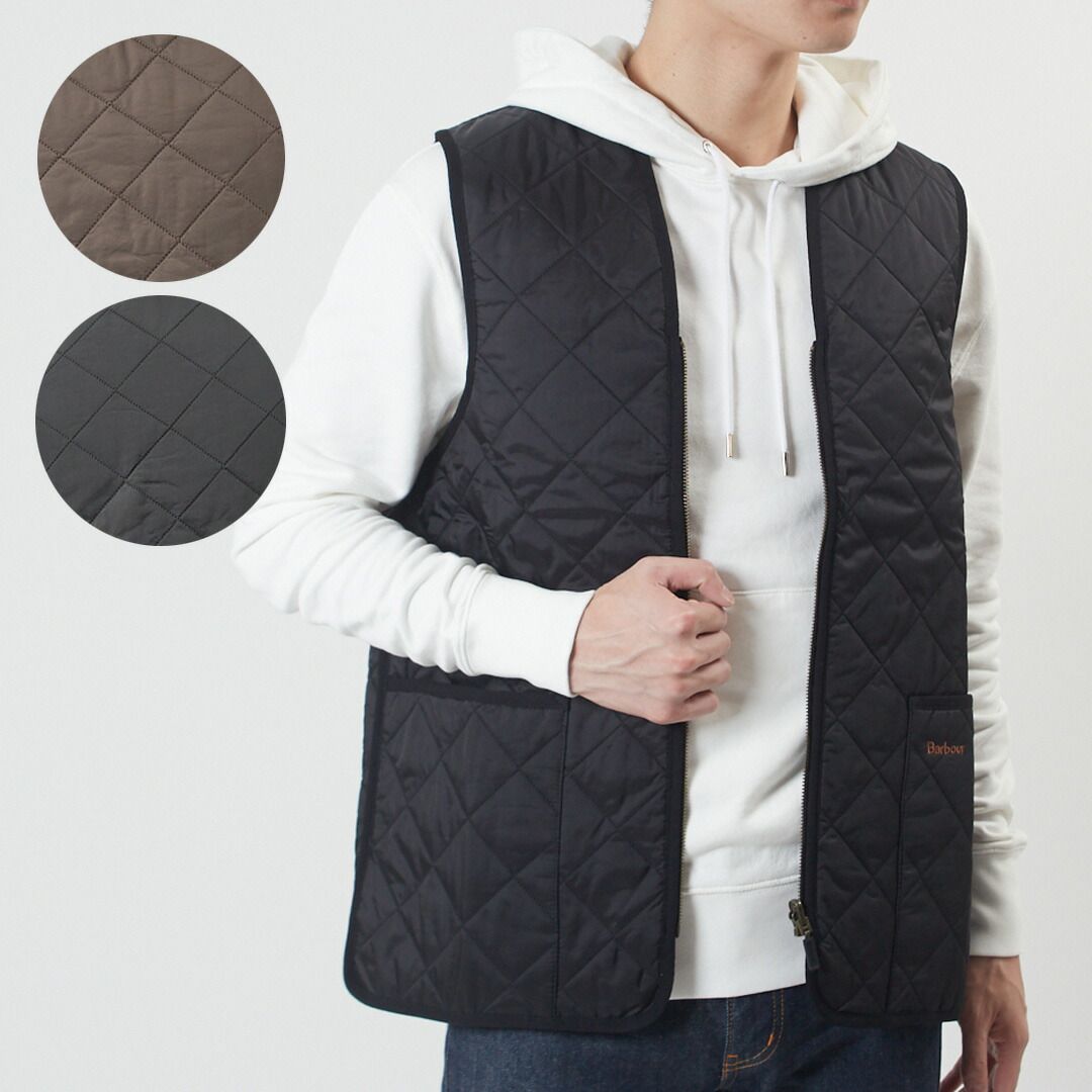 バブアー BARBOUR メンズベスト MLI0001 QUILTED WAISTCOAT/Z LINER