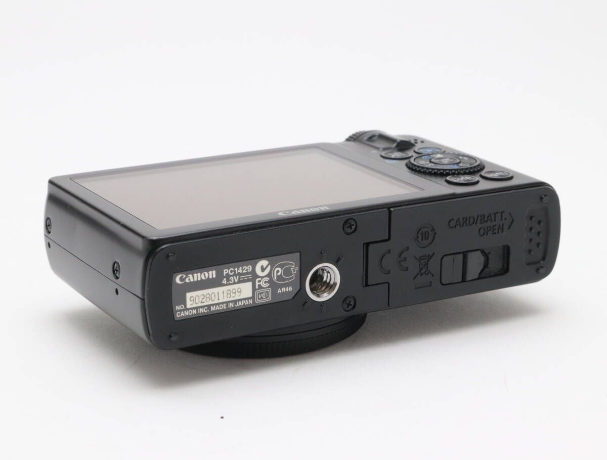 C (実用品) Canon キヤノン PowerShot S90 ブラック 初期不良返品対応