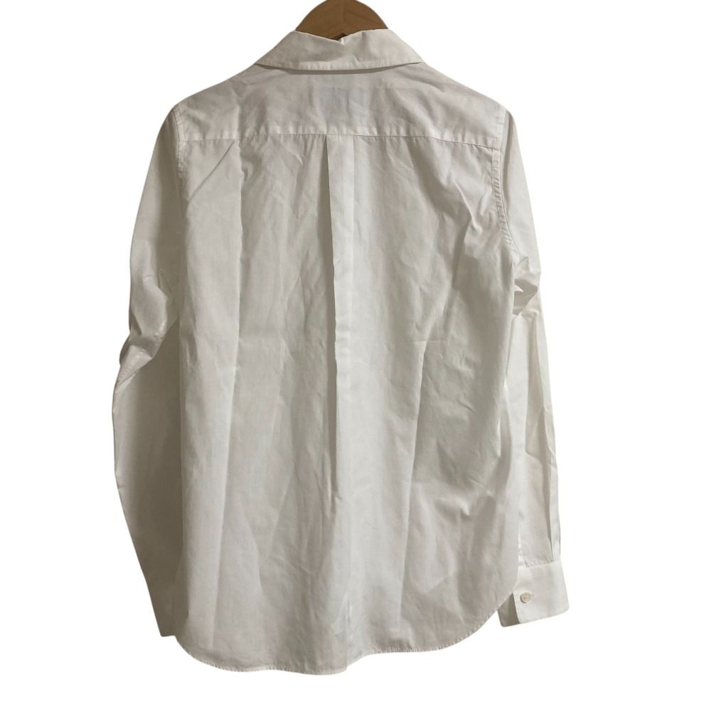 美品 AD2008 tricot COMME des GARCONS トリココムデギャルソン フェイクパール 長袖 ブラウス シャツ Sサイズ ホワイト レディース 古着 中古 美品 AD2008 tricot COMME des GARCONS トリココムデギャルソン
