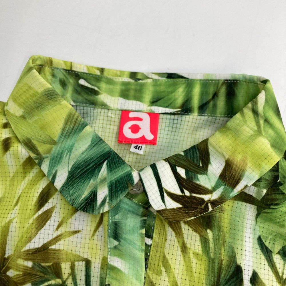 サイズ：40 ARCHIVIO アルチビオ ノースリーブワンピース ドットエアー