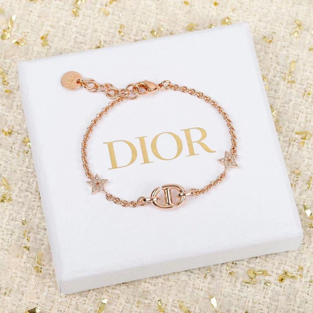 ✨新品✨ 【Dior】★CD ブレスレット ピンクゴールド @July jewelry