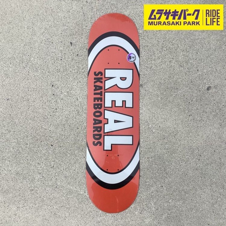ムラサキパーク公式】REAL DECK TEAM CLASSIC OVAL RED 8.12