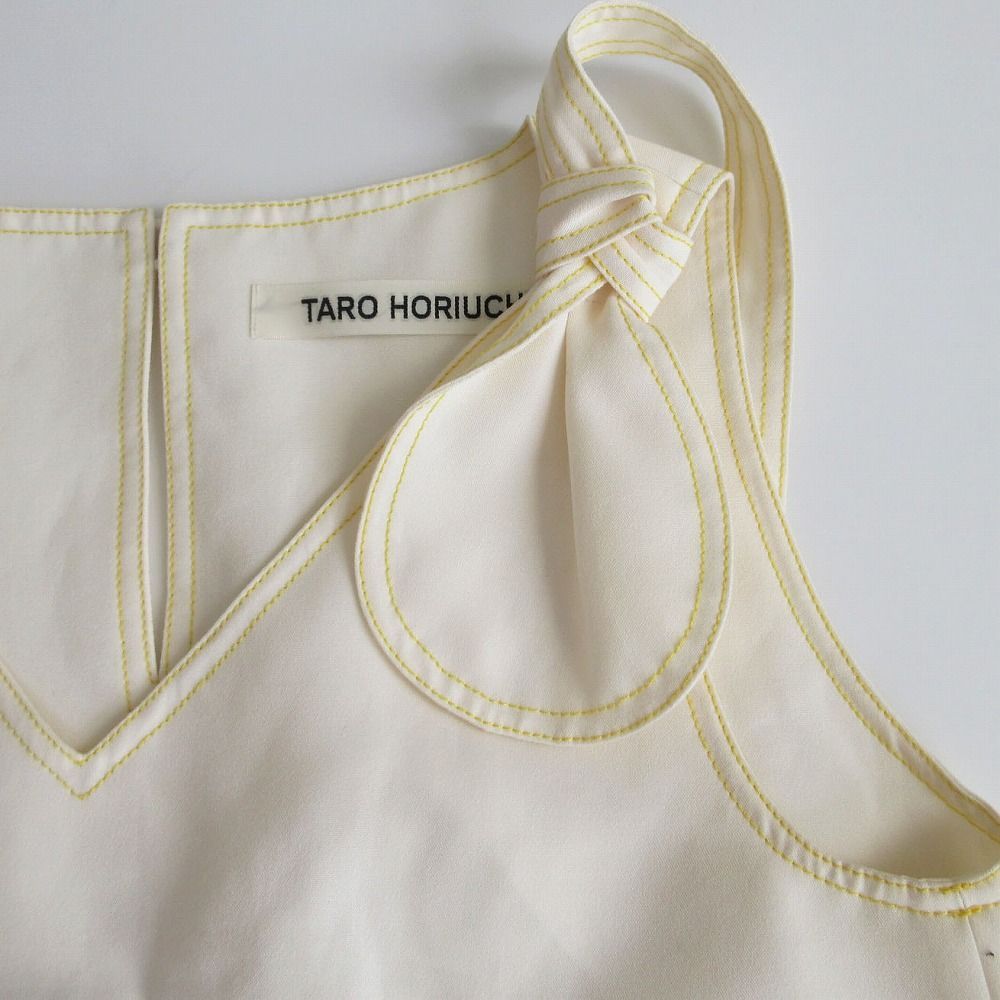 TARO HORIUCHI タローホリウチ リーフショルダートップス ノースリーブ