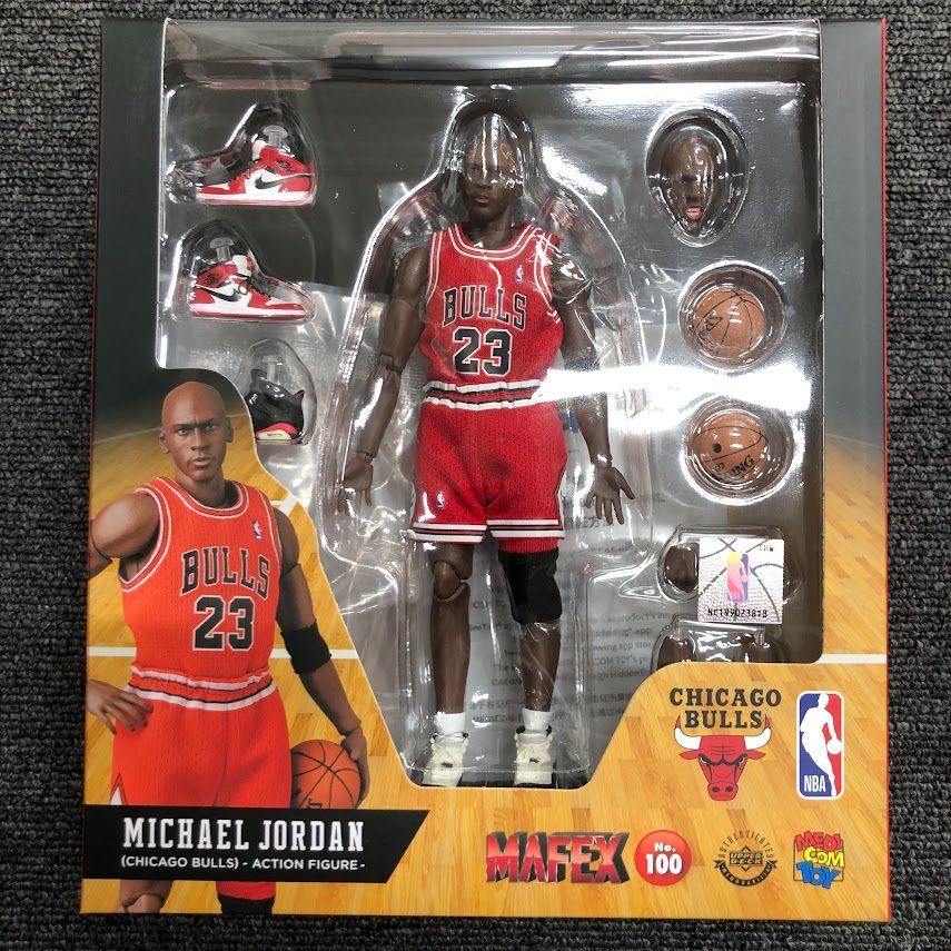 新品】マフェックス No.100 MAFEX Michael Jordan （Chicago Bulls）マイケル ジョーダン フィギュア  シカゴ・ブルズ NIKE ナイキ スニーカー - メルカリ