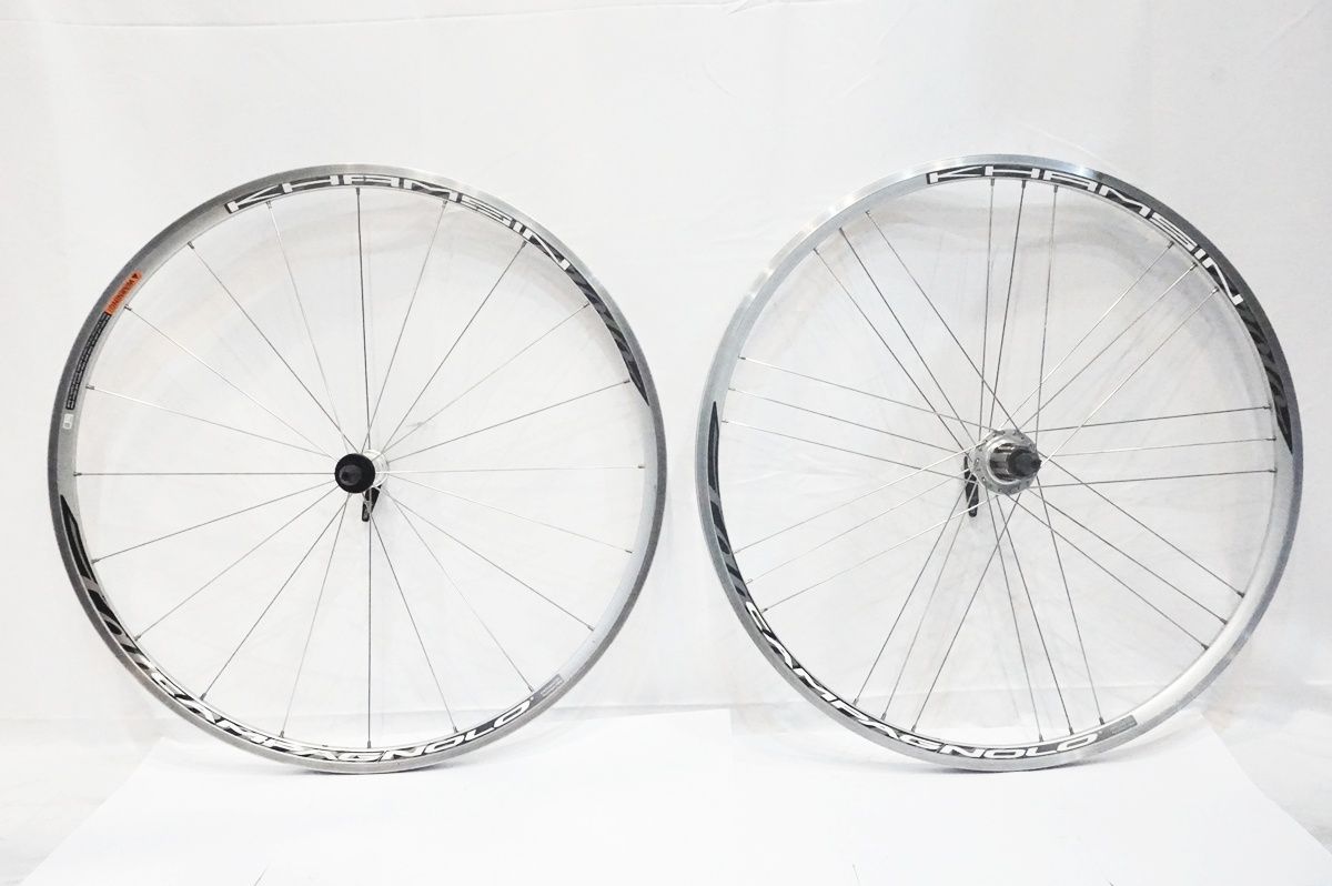 Campagnolo KHAMSHIN カンパフリー前後セット Amazon | Campagnolo(カンパニョーロ) KAMSHIN GOLD FR SET