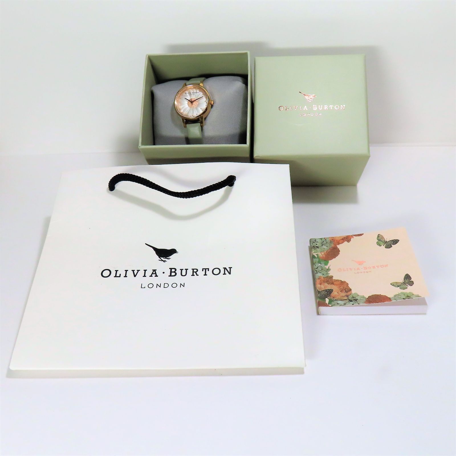 美品 稼働品 OLIVIA BURTON オリビアバートン クオーツ 腕時計 OBW0489 ...