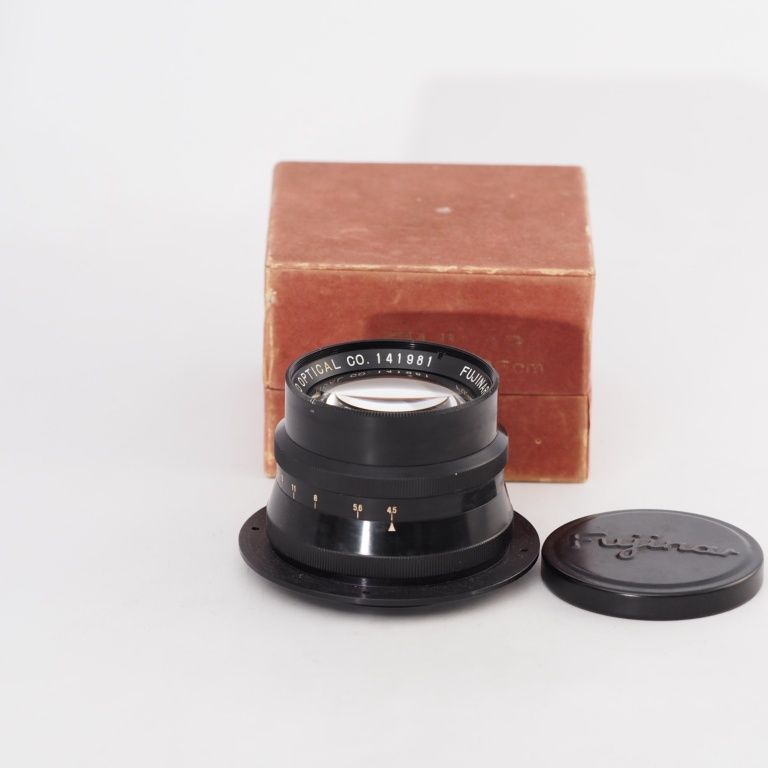 大判レンズ　fujinar 25cm f4.5 ☆ 大判レンズ FUJINAR 25cm/F4.5 ＋ 大判レンズボード