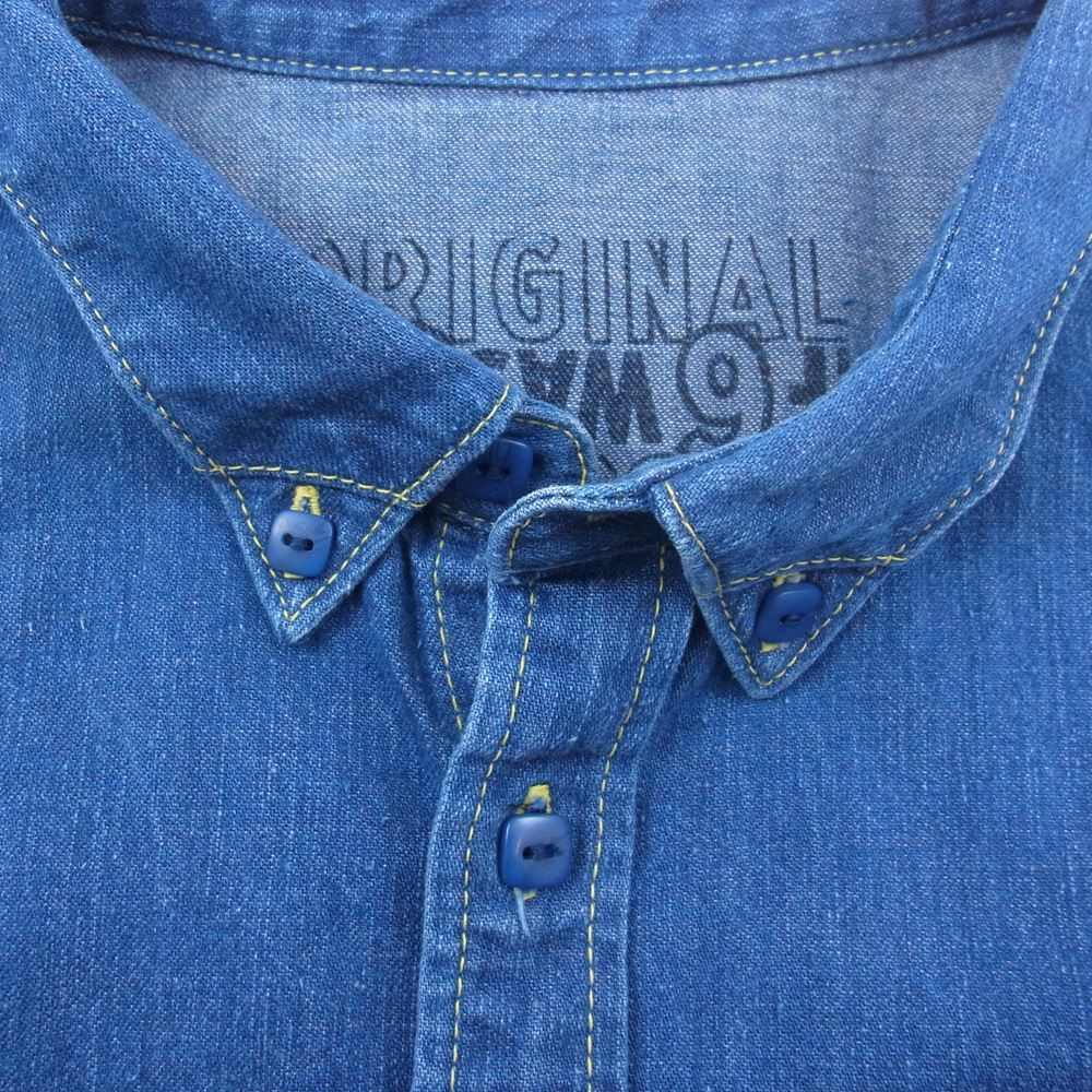 TENDERLOIN テンダーロイン WORK SHT B.D DENIM S/S WASH 半袖 ワーク